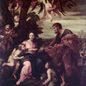 Riposo nella fuga in Egitto