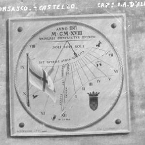 Sundial at Morsasco Castle (AL)