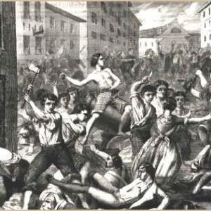 Il mortaio in Portoria 6 dicembre 1746