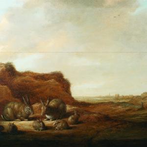 Paesaggio con conigli (1641-1642) 