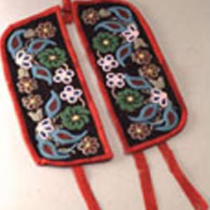 Decorative cuffs, circa 1880 (Ojibway)