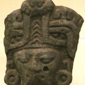 Testina antropomorfa, VII secolo d.C. (Teotihuacán IV), Messico 