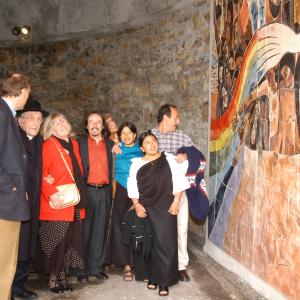 The mural - Inauguration