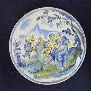 Ligurian majolica - plate