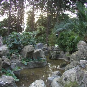 Parchi di Nervi,il ruscello nel giardino romantico