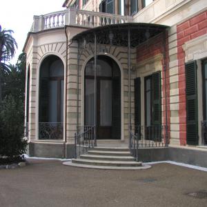 Villa Saluzzo Serra, GAM, the bay window in the southern facade