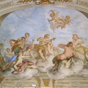 Domenico Parodi, affresco, "Apollo e Marsia"