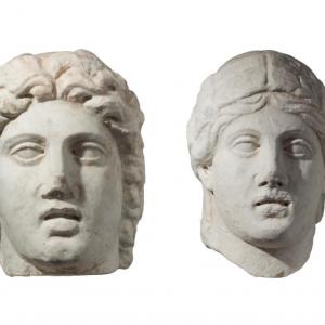 Testine di Cerere e Apollo da Libarna