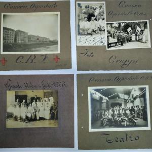 Album fotografico dell’Ospedale territoriale della Croce Rossa italiana a Genova