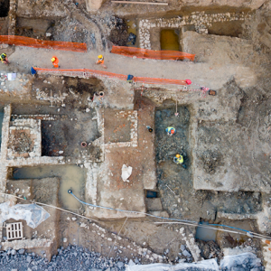 Scavi di Piazza Palli - fornace romana