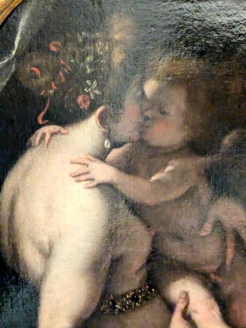 Dettaglio del quadro Venere e Amore di Giovanni Battista Paggi