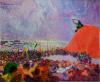 Plinio Nomellini "Inaugurazione del Monumento ai Mille"