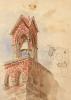 Castello: schizzo con pianta