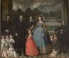 La famiglia di Vincenzo Imperiale nella villa di Sampierdarena 