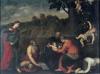 Sacra famiglia con i Santi Gerolamo, Caterina d’ Alessandria e angeli 