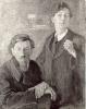 Il pittore Rohuszewicz e autoritratto, 1918
