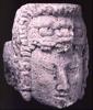 Protome cefalomorfa, I-X secolo d.C. (epoca classica), Honduras, Copán, valle del fiume omonimo may