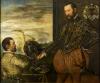 Tintoretto, Ritratto di Scipione Clusone con un paggio nano
